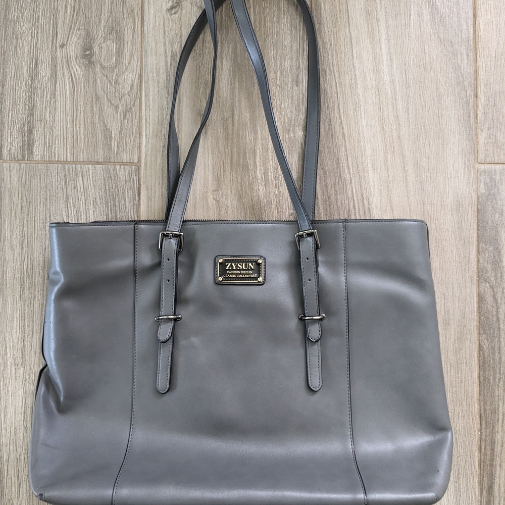 Gray Tote Bag